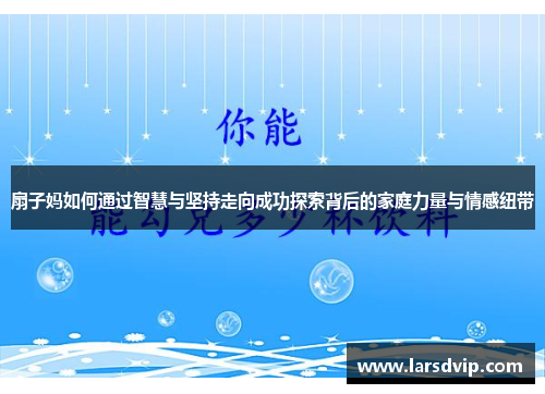 扇子妈如何通过智慧与坚持走向成功探索背后的家庭力量与情感纽带